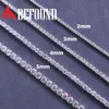 Factory Price 14K Synthetic Moissanite Tennis Necklace Loose Moissanite Diamond Iced Out Tennis Bracelet Hip Hop Jewelry