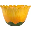 Schüsseln, Kawaii-Keramikgeschirr, unregelmäßige, sonnenblumenförmige Schüssel, robuste Porzellan-Nuss-Multifunktions-Essblume