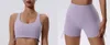 Al-0010 Bandoulière réglable Soutien-gorge de sport Taille élastique Pantalon de yoga d'entraînement Ensemble de vêtements de sport pour femmes