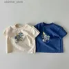 T-shirts Kids Summer Soft Cartoon T-shirt Boys Baby Cool Cotton Print Pullover Tops Fashion Versatile Undershirt For Girls Cute Tshirts24328