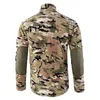 Mäns utomhus vandring varm fleece sweatshirt höst vinter termisk pullover polar kappa mjuk skal armé militär taktisk jackor 27l6#