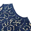 남성용 조끼 Kapital Vintage 비 Hirata hiroshi 인쇄 스웨터 니트 탕 탕 패턴 소매 탑
