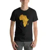 Herrtankstoppar Africa Gold Continent T-shirt anime snabbtorkande pojkar vita kort ärm tee män