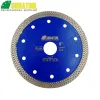 Zaagbladen SHDIATOOL 2 unités Dia 5 pouces/125mm maille pressée à chaud Turbo diamant lame de scie diamant hauteur 10MM disque de coupe pour carreaux de céramique