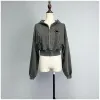 Woman Jacket Denim Coat designer Short Outwears Coats Long Sleeve Spring Autumn Windbreaker