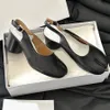 Sandali tabi di alta qualità slingback Décolleté Sandali con tacco grosso Sandali con tacco a spillo in vera pelle Scarpe eleganti Sandali firmati di lusso per donna Fabbrica