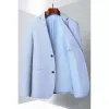 2024 Spring Summer Autumn New Suit Högkvalitativ FI City Busin Leisure All Match Boutique Suft Jacket Blazer Hombre X82Q#