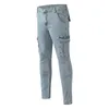 fi Jeans Slanke herenbroek Gescheurde broek Oversized herenbroek Little House Z2yd#