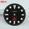 Watch Repair Kits 28.5mm NH35 Dial Vintage Retro S Green Luminous Face For SUB NH36 Movement Accessories Tools