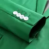 Bright Green Suit Jacket Herrstil Slim Blazer Wedding Party Dr Coat Lämplig för alla hav Big Size 5xl 6xl M5GC#