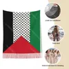 Scarves Palestines Shawls Wraps For Womens Warm Large Long Scarf Palestinian Hatta Kufiya Keffiyeh Pattern Pashminas Shawl