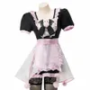 Anilv New Spring Comic-C Lolita Girl Cosplay Outfits Women Spider Devil Maid Uniorm Dr Costume V6G6＃