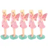 Dekorativa figurer 5st Music Box Supply Dancing Ballet Wind-up Dancer Figur Accessory