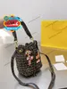 2024 beach straw bag designer totes Hollow Grass woven bags women man handbags ladies brand Messenger composite Purse 2WAY Crossbody Baguettes Hobo Bucket Pouches