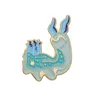 Simpatiche creature marine Spille smaltate Cavalluccio marino personalizzato Polpo Conchiglia Spille Distintivi da bavero Gioielli animali Regalo per i bambini Amici