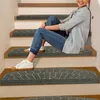 Carpets Stair Safety Taft auto-adhésif Cartes de roulement Couvertures de tapis pour escaliers en bois Soft Grip Strip Gel Stick Stickway