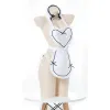 Anilv Liefde Een Stuk Meid Apr Dr Uniform Temptati Kostuum Kok Meisje Sexy Witte Nightdr Lingerie Party Cosplay kleding W8RK #