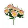 Fleurs décoratives pour les étrangers 10 Head Artificial Silk Fowers Carnation Bunch Wedding Home Decorations Réception à l'intérieur