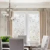 Window Stickers Decorative Film Tulip Glass Bathroom Electrostatic Prevent Peeping