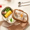 Stainless Steel Thermos Lunch Box for Kids Bento Box Leakproof Food Container Thermal Lunchbox