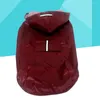 Dog Apparel Reflective Hooded Pet Raincoats Big Dogs Waterproof Clothes Raincoat Puppy Poncho(Red 3XL)
