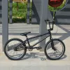 Cykeln ny 20 tum BMX Performance Bike Student Bicycle Street Cycling High Carbon Steel Frame med bakre bromselektroplätering av silver