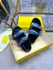 Vintage Printing Tartan Slipper Sandal Casual Shoes Gummi Slide Luxury Designer Sliders Summer Outdoors 0320