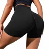 Seaml Thread Shorts Mulheres Fitn Cintura Alta Shorts Workout Alta Elastic Butt Lift Gym Trainning Running Yoga Shorts sólidos R8AE #