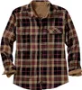 Geruite Shirt Jas Heren Flanel Cott Jassen Plaid Casual Butt Cargo Werkjassen Uitloper Tops Camisa masculina Chemise homme K0q7 #