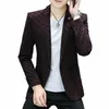 Hoge Kwaliteit Blazer mannen Koreaanse Versi Fi Fi Casual Busin Elegante High-end Eenvoudige Beste Man Gentleman Jasje v6nE #