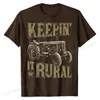 Kee It Rural Funny Tractor Farm Tractor FR Gift Men T-shirt T-shirt för män Simple Style Tees Plain Printed Cott M2MX#