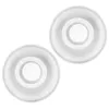 Gobelets jetables pailles 2 pièces, bouchon de fuite d'eau, gobelets en Silicone pour bouteille de ventre, anneau étanche