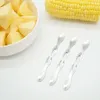 Forks Baby Gadgets Tableware Set Children Utensil Stainless Steel Toddler Dinnerware Cutlery Cartoon Infant Feeding Spoon Fork