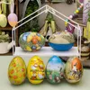 Hediye Sargısı Mutlu Paskalya Tedavi Kutusu Yumurt