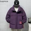 Japanische Revers Kurze Verdickte Arbeitskleidung Mantel Jacke männer Lose Beiläufige High Street Einfache Mantel Unten Jacken Männliche Kleidung b5fj #