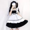 cos Hand GameRed Wein Süße Maid Kostüm Lolita 2024 6 stücke Set Nette Maid Kostüm Cos Kostüme f6UJ #