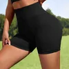 Seaml Thread Shorts Dames Fitn Hoge Taille Shorts Workout Hoge Elastische Butt Lift Gym Trainning Running Yoga Solid Shorts R8AE #