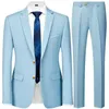 marié Mariage Dr Blazer Pantalon 2 Pièces Ensemble / Homme Busin Haut de gamme Classique Dr Costume Pantalon Banquet Occasionnel 20 Couleurs k5h5 #