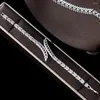 Halsbandörhängen Set 2024 Säljer 4-delad Bride Zirconia Full Women's Party Jewelry Luxury Dubai Nigeria CZ Crystal Wedding