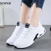 Sapatos de fitness whnb mulheres tênis das mulheres formadores brancos senhoras sapato plataforma para mulher tenis feminino zapatos de mujer cesta femme
