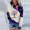 Женские толстовки с капюшоном Дизайнерская женская одежда Весна 2024 Новый продукт Базовый тренд 3D цифровой печати Модный свитер с капюшоном Otidx