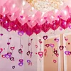 Decoração de festa 100 pacote rosa vermelho glitter coração pingente arco decorações suprimentos de casamento adereços aniversário