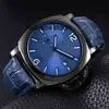 Watches Luxury Mens Fashion for Mechanical Series Three Igle Mały bieg Second 0m2F Style zegarek
