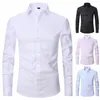 Hommes Dr Chemises Hommes Noir Blanc Lg Cardigan À Manches Slim Fit Chemises Formelles Chemises Pour Hommes Africains Vêtements Vintage N2xv #