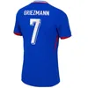 4XL 24 25 French BENZEMA MBAPPE GRIEZMANN soccer jersey 2024 jerseys POGBA GIROUD KANTE men kid kit socks full set Maillot de foot equipe football shirt