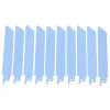 Zaagbladen 10 stuks 150mm 6 "Reciprozaagbladen Blauw Hoge Kwaliteit S922BF Zaagbladen voor Metaal snijden