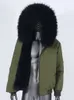 Furyourself 2023 Men LG Parkas Waterproof Winter Jacket Natural Big Real Racco Fox Pur Coat Collar Hooded Warm Streetwear 412Z#