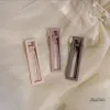 Clips para el cabello Barrettes Conjunto de tres piezas coreano Horquilla de gradiente Para mujer Frente Flequillo Lado aplastado Clip de pico de pato Diadema Entrega de gota J OTM7F