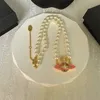 2024 Дизайнерское женское ожерелье с подвеской vivianes Золото Серебро Винтаж трехмерная планета Алмазное жемчужное ожерелье длиной 41-80 см Рождественские подарки ювелирный подарок