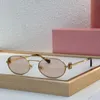 Lüks Metal Gözlükler Miui Güneş Gözlükleri Kadın Güneş Gözlüğü Oval Dar Çerçeve Sinirli ve Şık Tasarım Moda Trend Kalite Güneş Gözlüğü Tam Çerçeve Retro Gözlük UV400